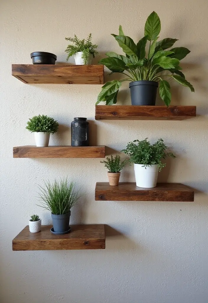 30 DIY Farmhouse Decor Projects That Look High-End 9 30 DIY Farmhouse Decor Projects That Look High-End - 9. Pallet Wood Shelves