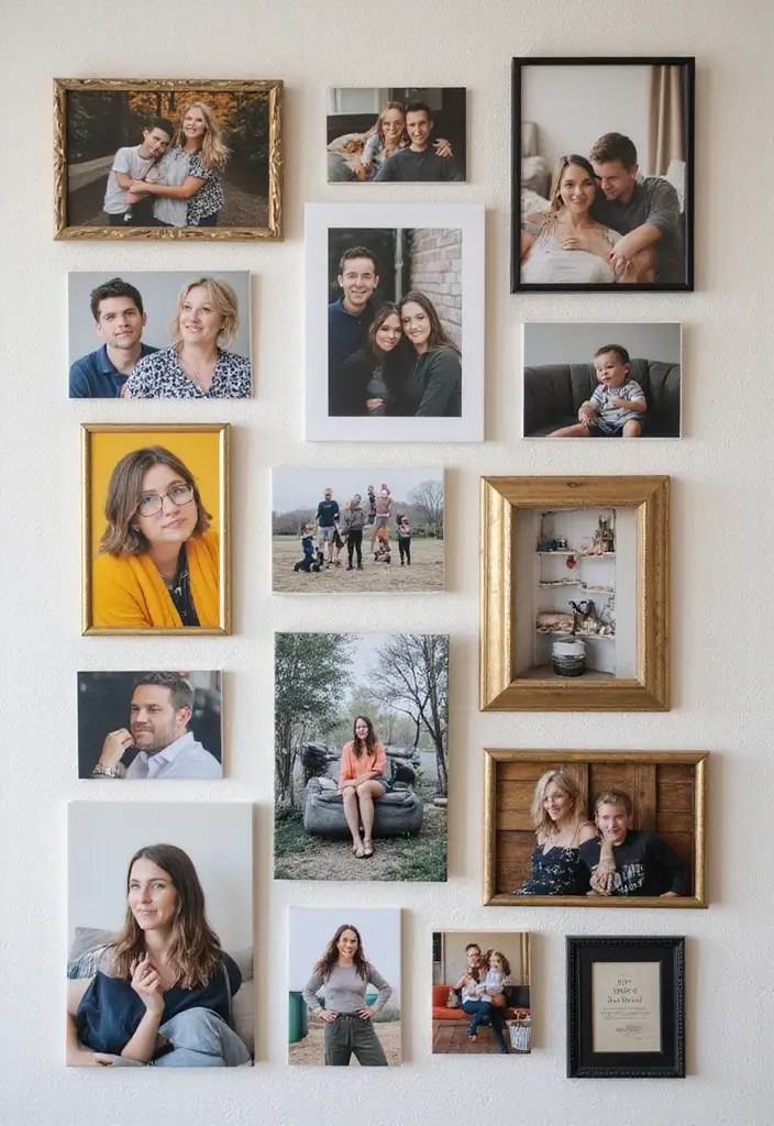 30 Farmhouse Decor Ideas That Transform Any Room - 15. Creative Collages