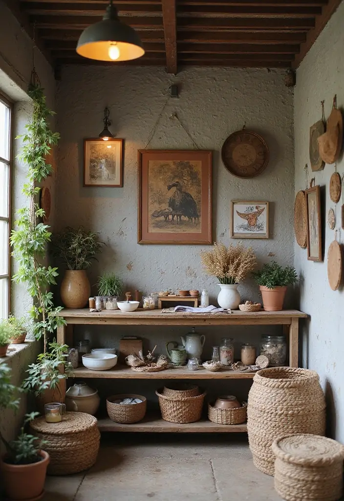 30 Farmhouse Decor Ideas That Transform Any Room - 16. Handmade Crafts