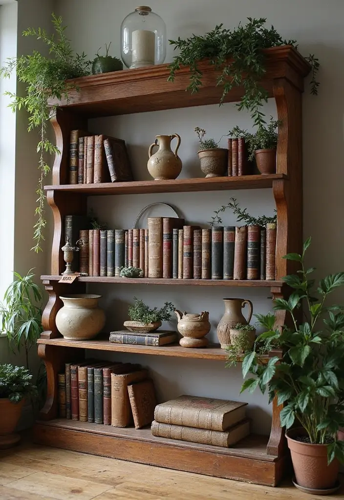 30 Farmhouse Decor Ideas That Transform Any Room - 19. Farmhouse Bookshelves