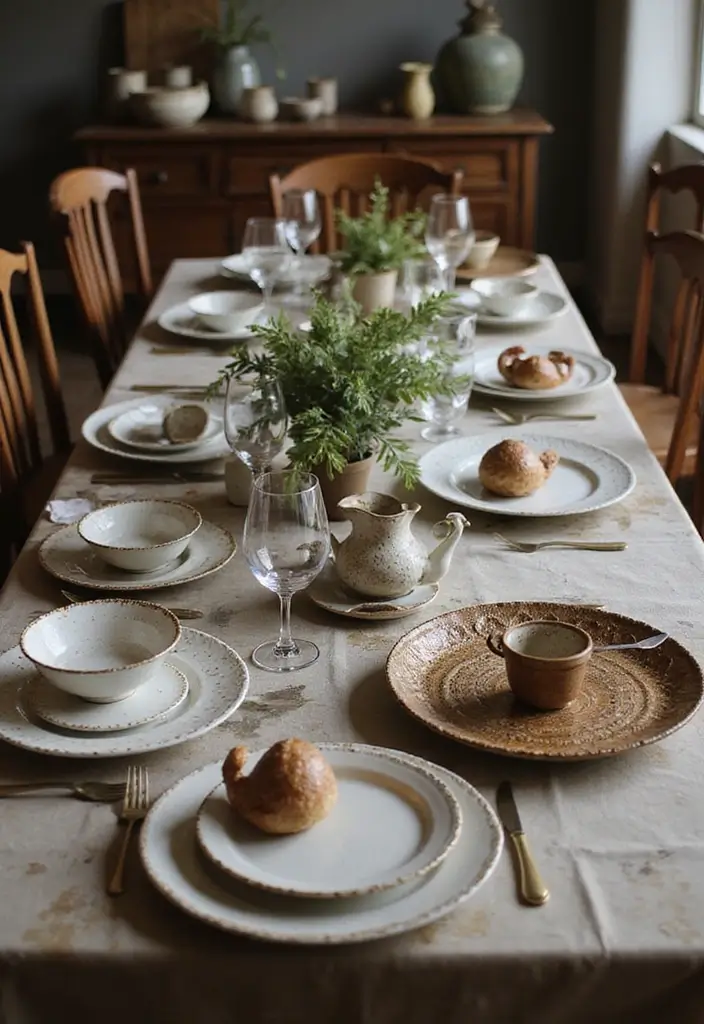 30 Farmhouse Decor Ideas That Transform Any Room - 22. Country Chic Table Settings