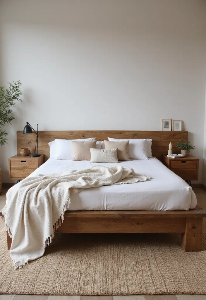 30 Farmhouse Master Bedroom Ideas That Feel Cozy and Chic 1 30 Farmhouse Master Bedroom Ideas That Feel Cozy and Chic - 1. Rustic Charm With a Modern Twist