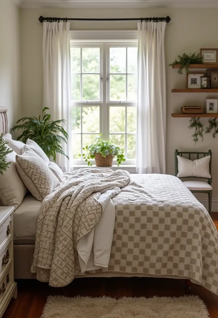 30 Farmhouse Master Bedroom Ideas That Feel Cozy and Chic 17 30 Farmhouse Master Bedroom Ideas That Feel Cozy and Chic - 17. Cozy Quilts and Throws