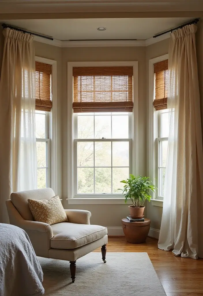 30 Farmhouse Master Bedroom Ideas That Feel Cozy and Chic 24 30 Farmhouse Master Bedroom Ideas That Feel Cozy and Chic - 24. Cozy Window Treatments