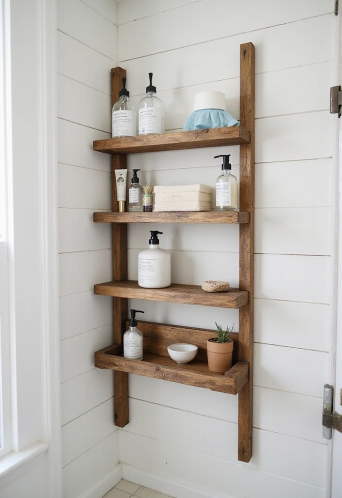 30 Farmhouse Shower Ideas That Feel Rustic and Relaxing 8 30 Farmhouse Shower Ideas That Feel Rustic and Relaxing - 8. Rustic Shower Caddies