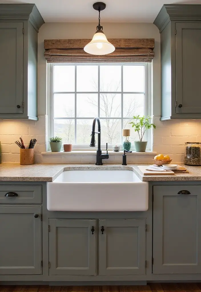 30 Farmhouse Sink Ideas That Make a Statement 10 30 Farmhouse Sink Ideas That Make a Statement - 10. Farmhouse Sink with Built-in Drainboard