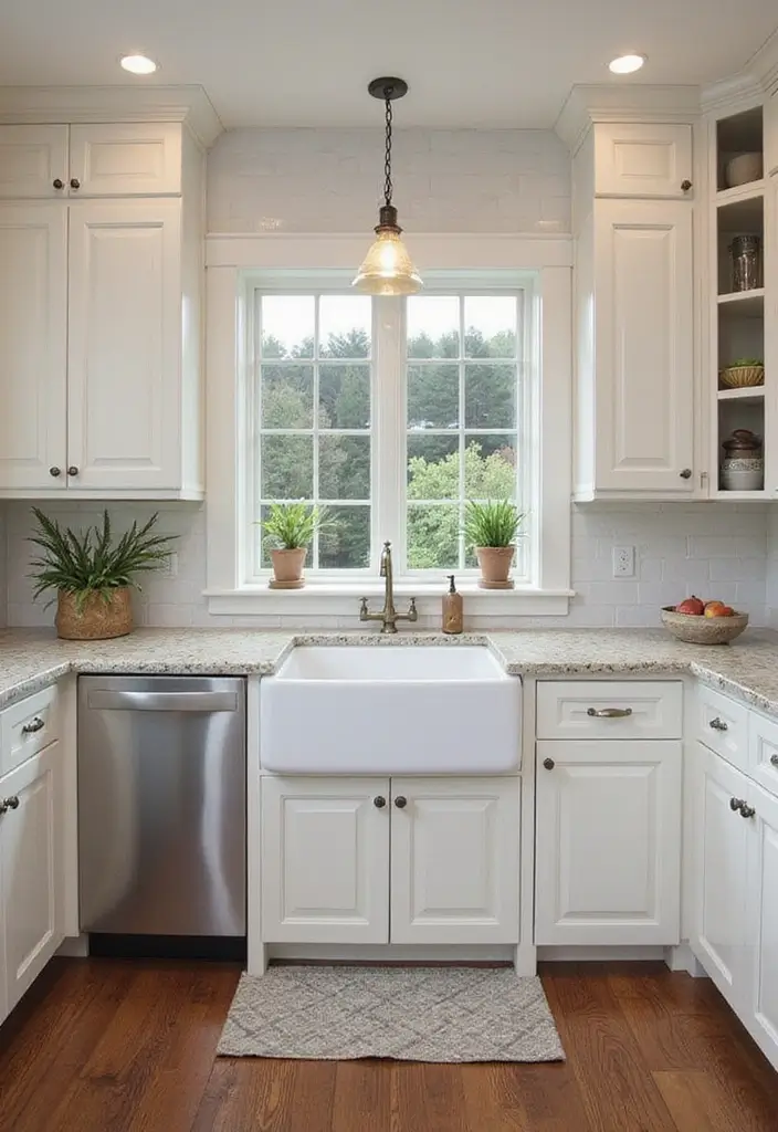 30 Farmhouse Sink Ideas That Make a Statement 11 30 Farmhouse Sink Ideas That Make a Statement - 11. Farmhouse Sink with Recessed Panels