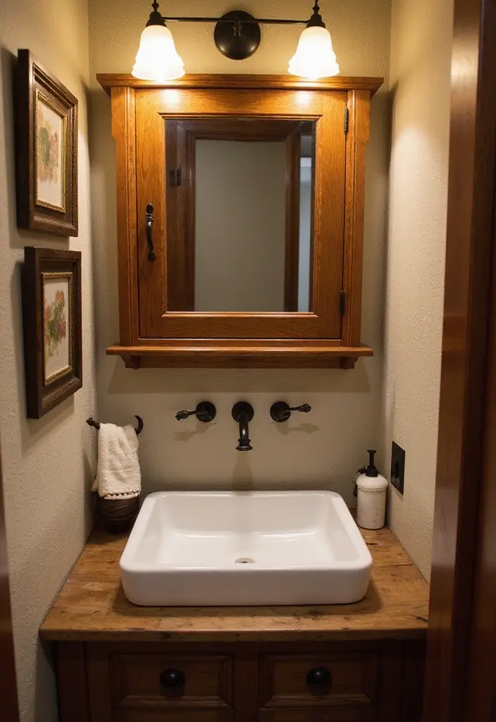 30 Small Farmhouse Bathroom Ideas to Maximize Comfort 3 30 Small Farmhouse Bathroom Ideas to Maximize Comfort - 3. Farmhouse Style Sinks