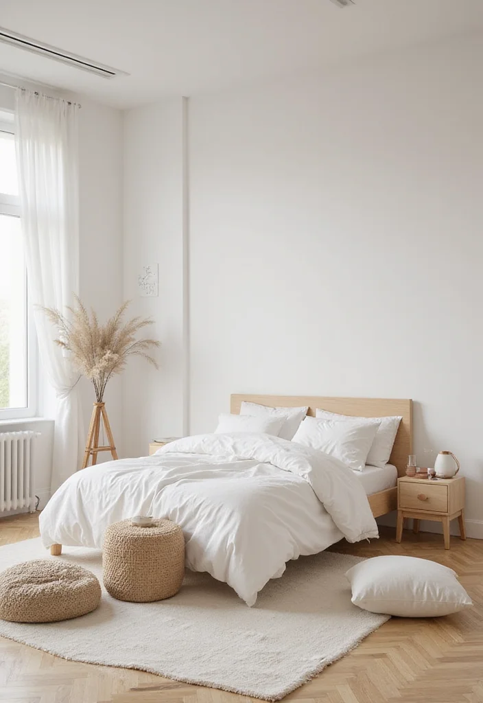 10 ACNH Bedroom Ideas for Cute Cozy Island Style - 3. Minimalist ACNH Decor