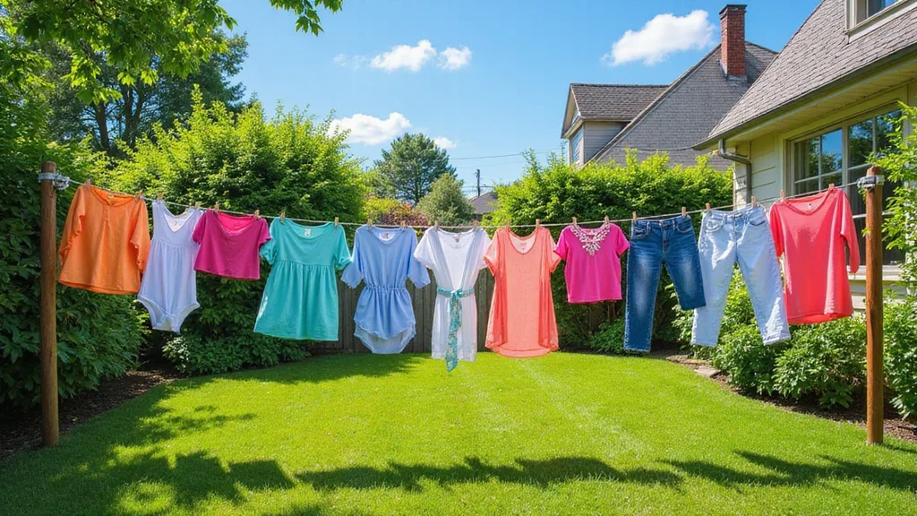 10 Backyard Clothesline Ideas for Simple Outdoor Utility