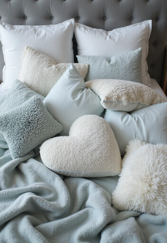 10 Frozen Bedroom Ideas for Magical Winter Style 67 10 Frozen Bedroom Ideas for Magical Winter Style - 7. Cozy Bedding Ideas