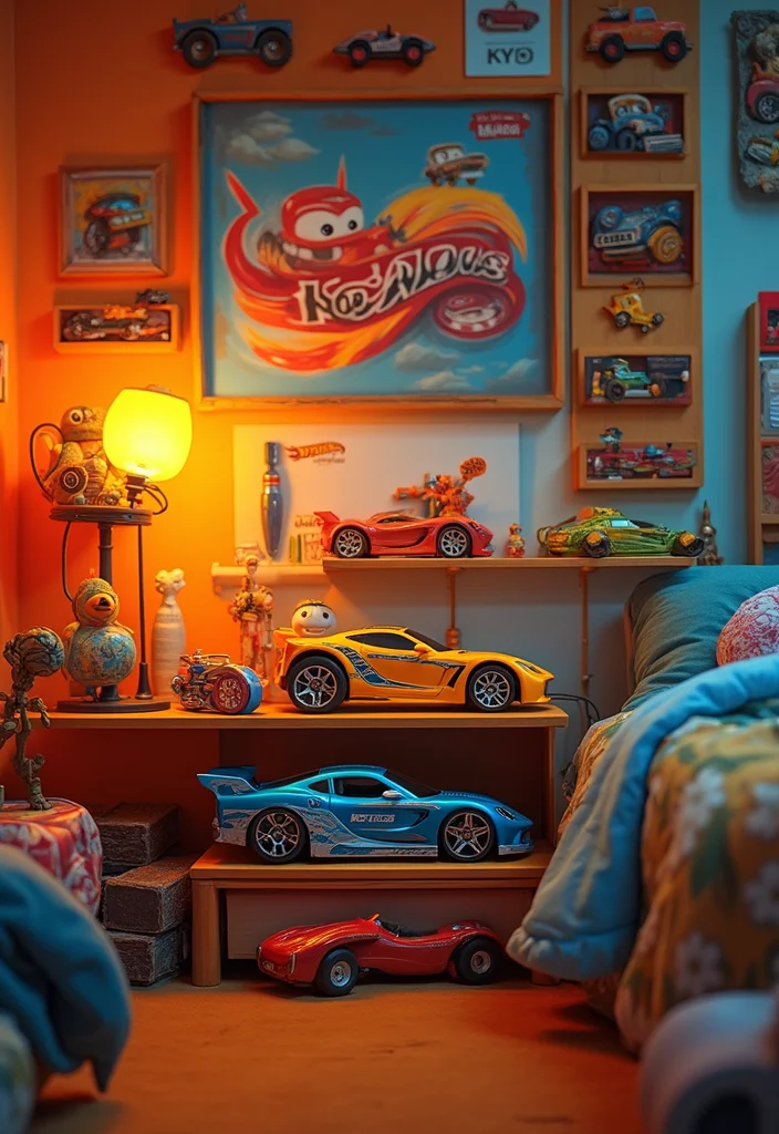 10 Hot Wheels Bedroom Ideas for Fun Racing Themes 56 10 Hot Wheels Bedroom Ideas for Fun Racing Themes - 6. Fun Hot Wheels Accessories