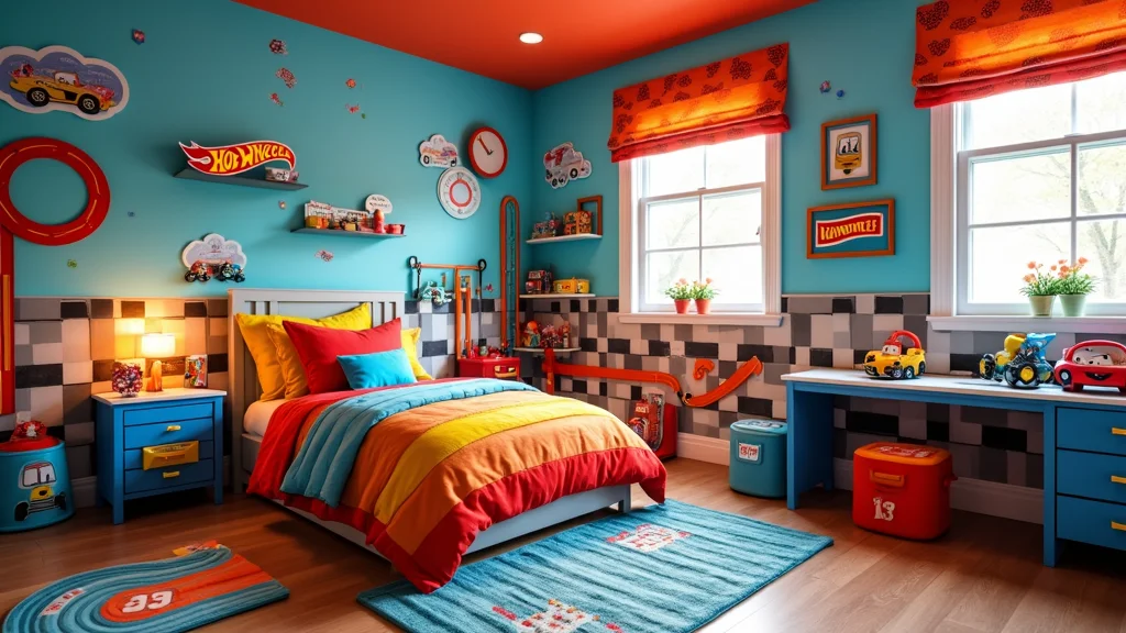 10 Hot Wheels Bedroom Ideas for Fun Racing Themes