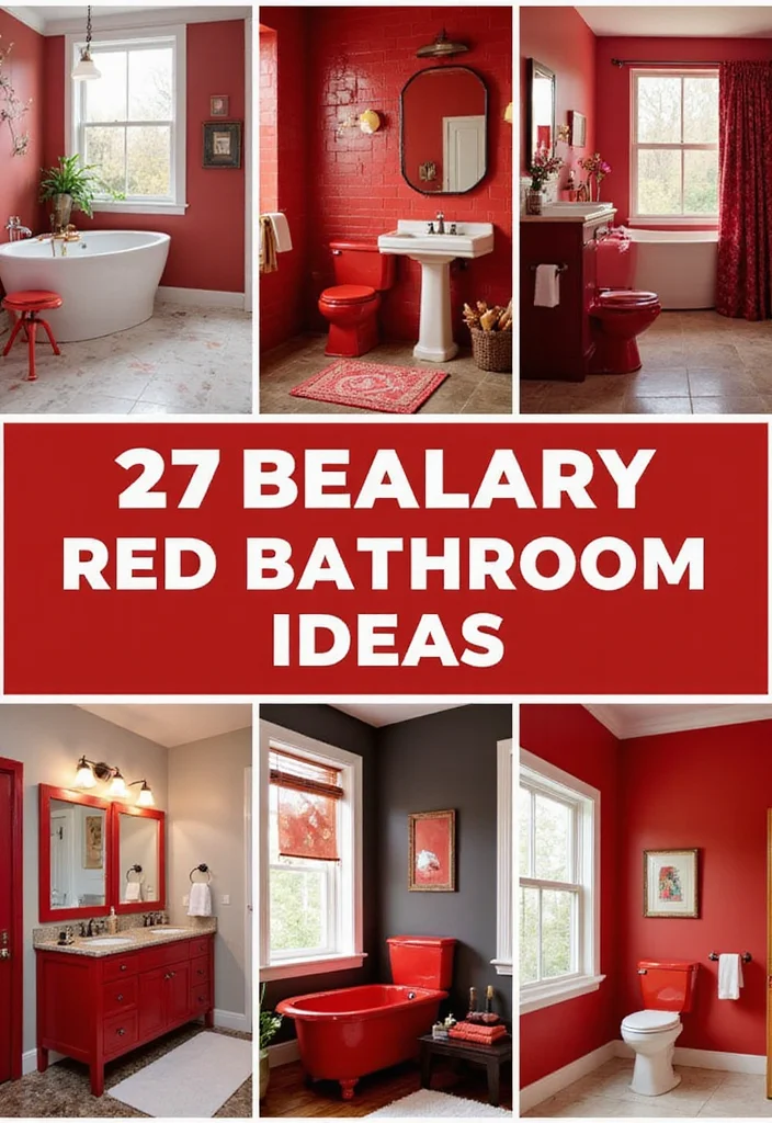 10 Red Bathroom Ideas with Bold Dramatic Impact - Conclusion: Embrace the Bold