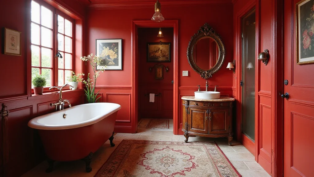 10 Red Bathroom Ideas with Bold Dramatic Impact
