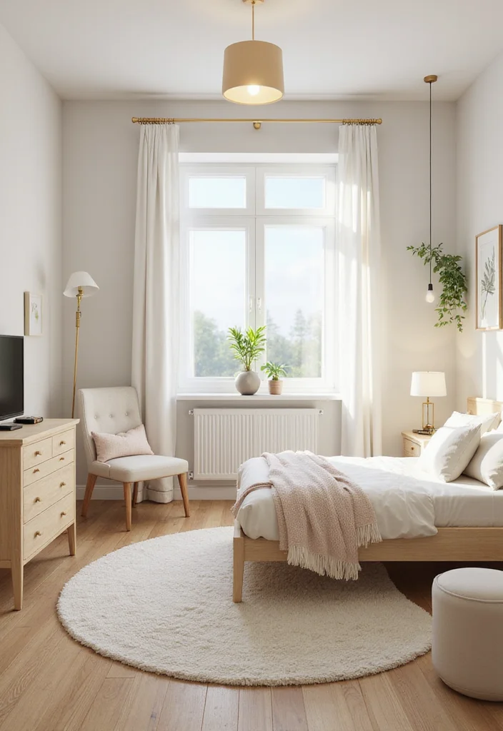 10 Sims 4 Bedroom Ideas for Trendy Creative Aesthetics - 3. Modern Scandinavian Design