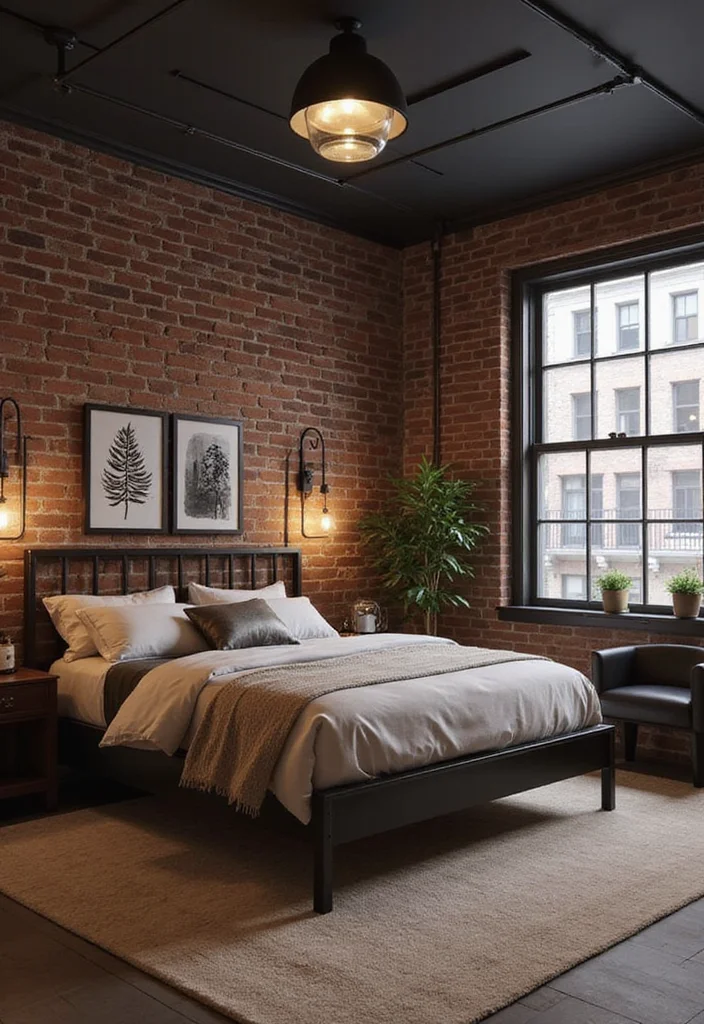 10 Sims 4 Bedroom Ideas for Trendy Creative Aesthetics - 8. Industrial Chic