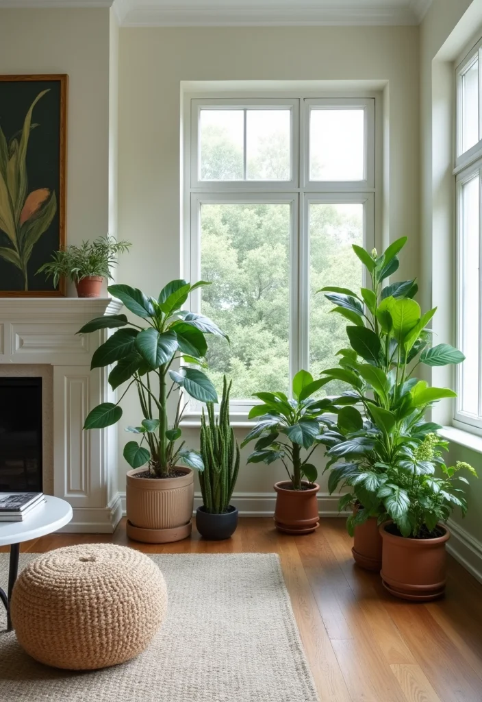 10 Small Formal Living Room Ideas for Polished Compact Spaces 78 10 Small Formal Living Room Ideas for Polished Compact Spaces - 8. Indoor Plants for Freshness