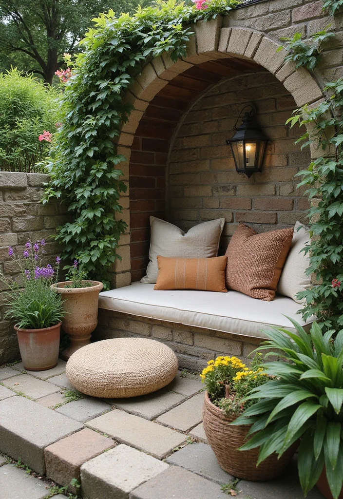 10 Steep Slope Backyard Ideas for Functional Terraced Design - 9. Relaxation Nooks