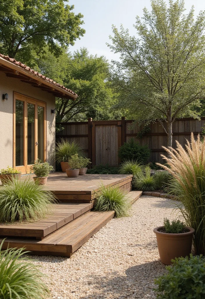 12 Backyard Color Ideas for Fresh Vibrant Curb Appeal - 5. Earthy Browns and Neutrals
