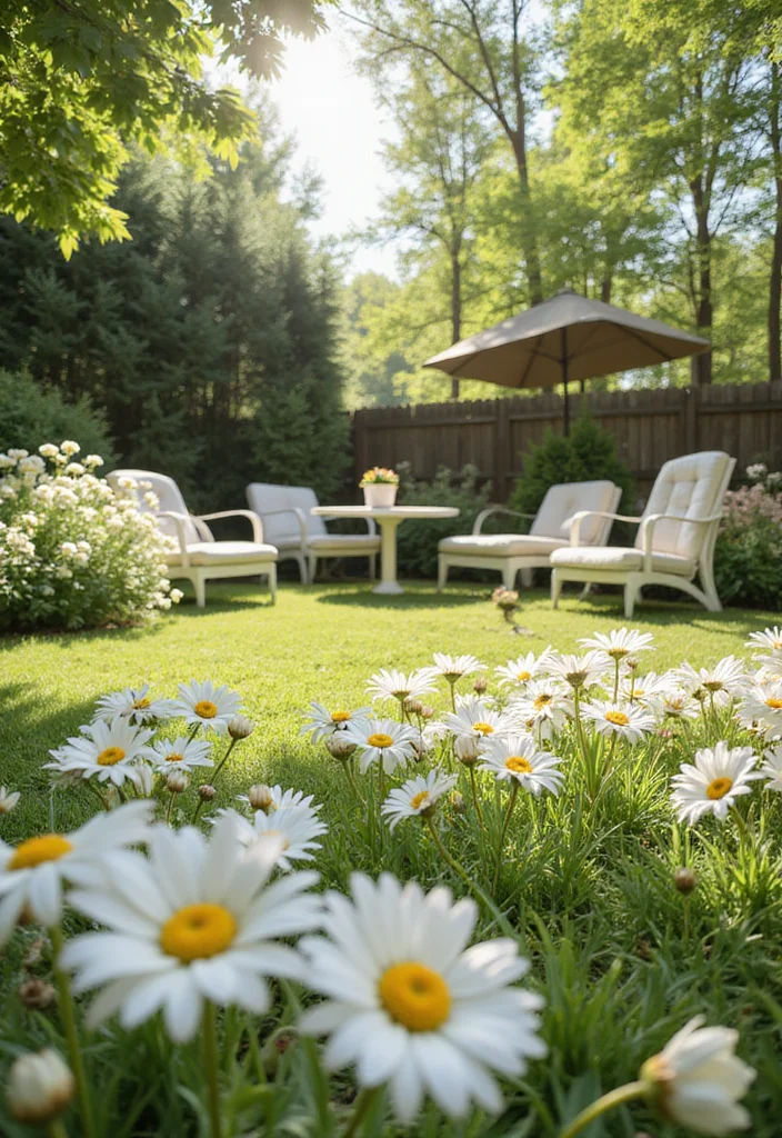 12 Backyard Color Ideas for Fresh Vibrant Curb Appeal - 6. Bright Whites and Creams