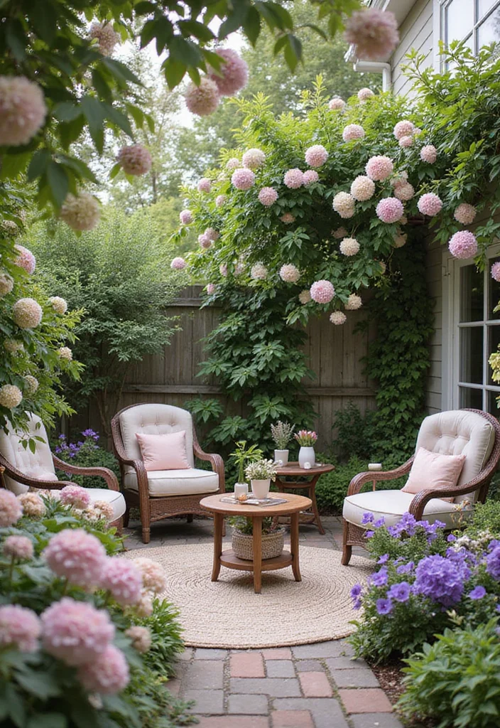 12 Backyard Color Ideas for Fresh Vibrant Curb Appeal - 8. Soft Pastels for Serenity