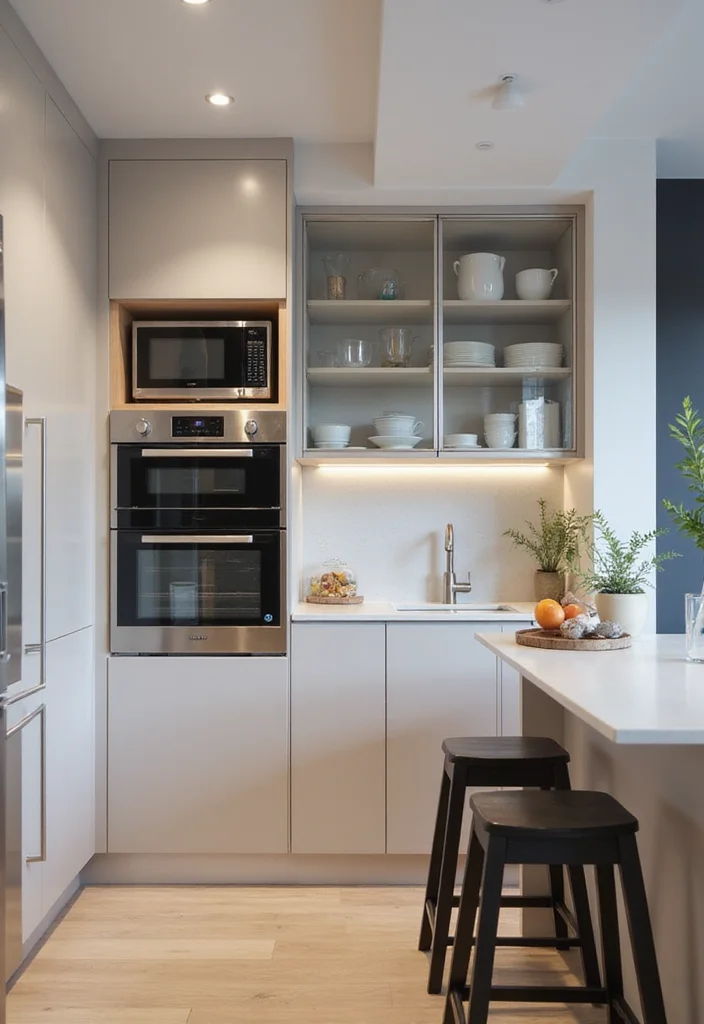 12 Condo Kitchen Ideas for Smart Compact Living 23 12 Condo Kitchen Ideas for Smart Compact Living - 3. Hidden Appliances