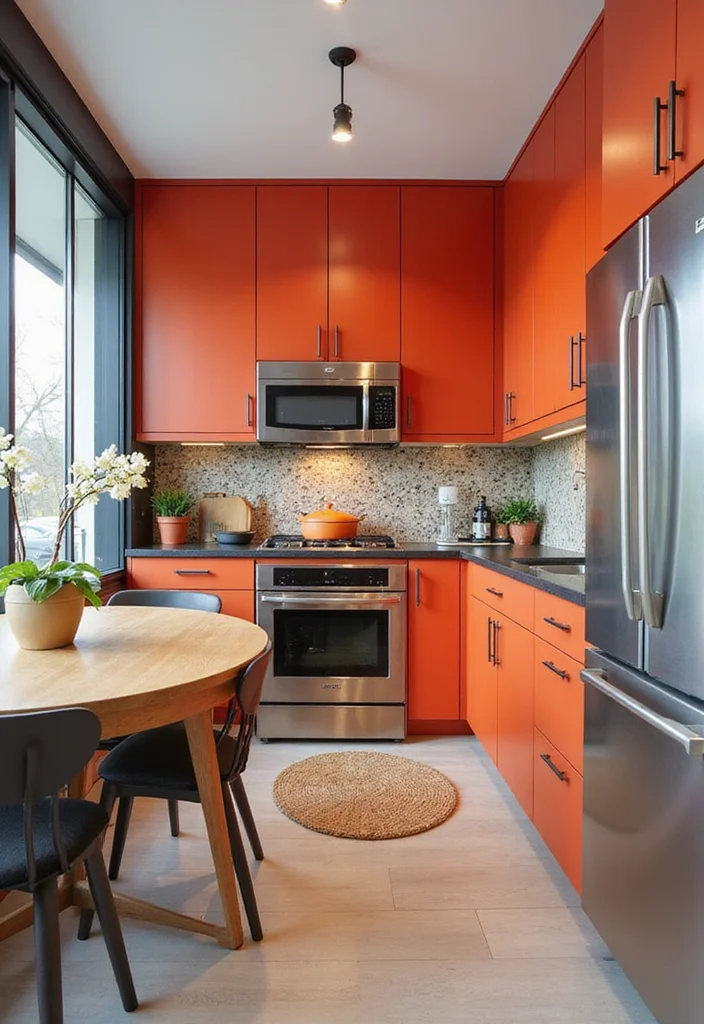 12 Condo Kitchen Ideas for Smart Compact Living 78 12 Condo Kitchen Ideas for Smart Compact Living - 8. Color Accent Walls