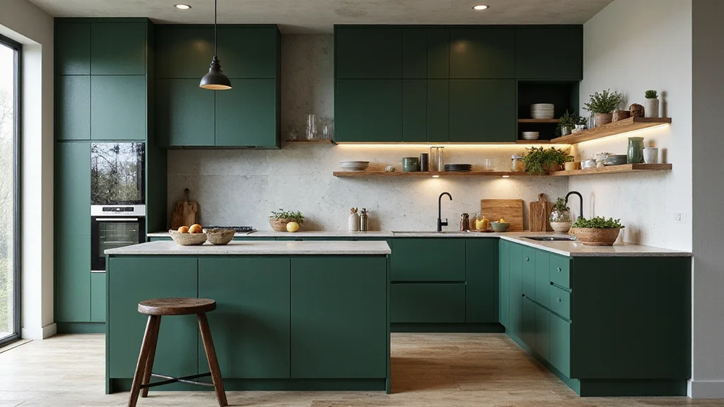 12 Dark Green Kitchen Ideas for Rich Modern Character
