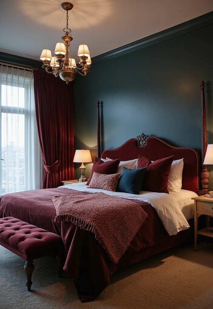 12 Glam Bedroom Ideas for Chic Luxurious Spaces 1 12 Glam Bedroom Ideas for Chic Luxurious Spaces - 1. Luxe Velvet Accents