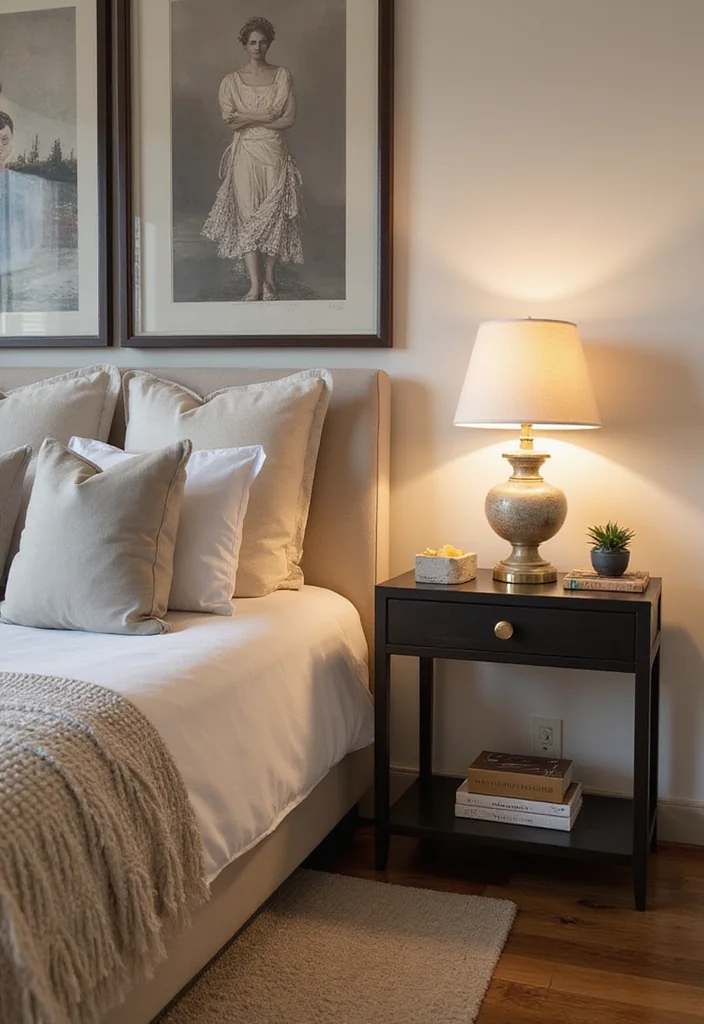 12 Glam Bedroom Ideas for Chic Luxurious Spaces 111 12 Glam Bedroom Ideas for Chic Luxurious Spaces - 11. Chic Nightstands