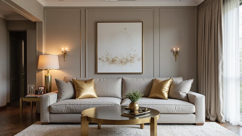 12 Grey and Gold Living Room Ideas for Chic Modern Glam
