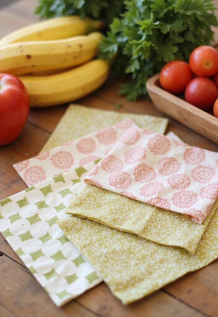 12 Kitchen Accessories Ideas for Easy Everyday Upgrades - 6. Reusable Beeswax Wraps
