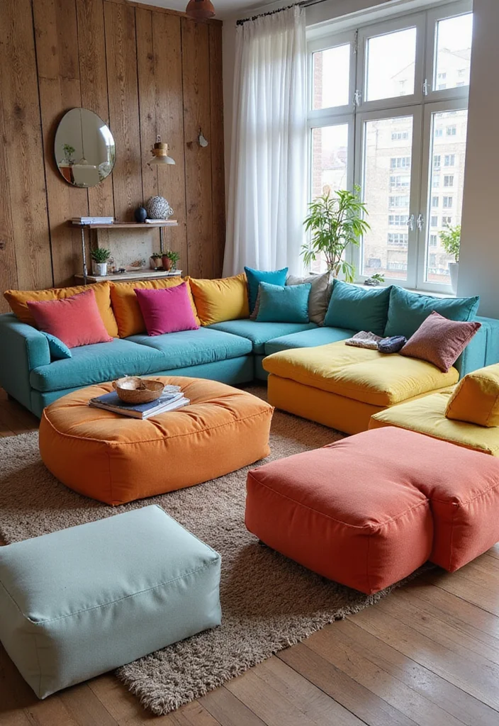12 Living Room Addition Ideas for More Functional Space - 4. Modular Sofas