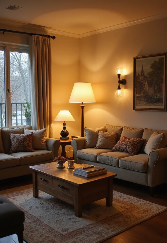 12 Living Room Addition Ideas for More Functional Space - 7. Creative Lighting Solutions