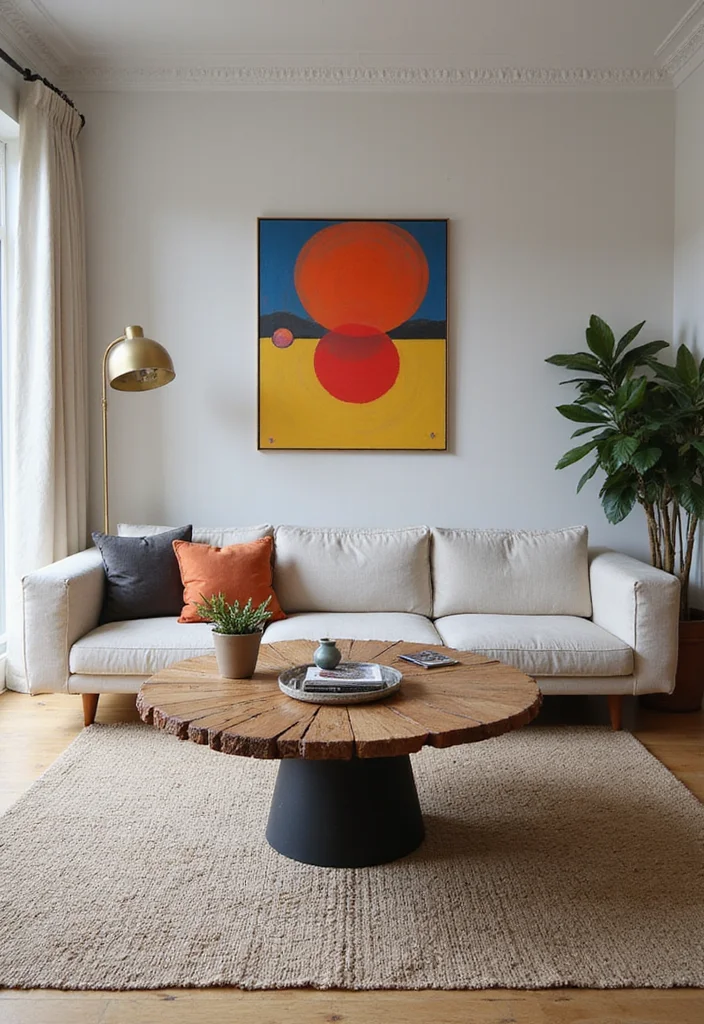 12 Living Room Table Ideas for Practical Stylish Layouts - 12. Statement Tables