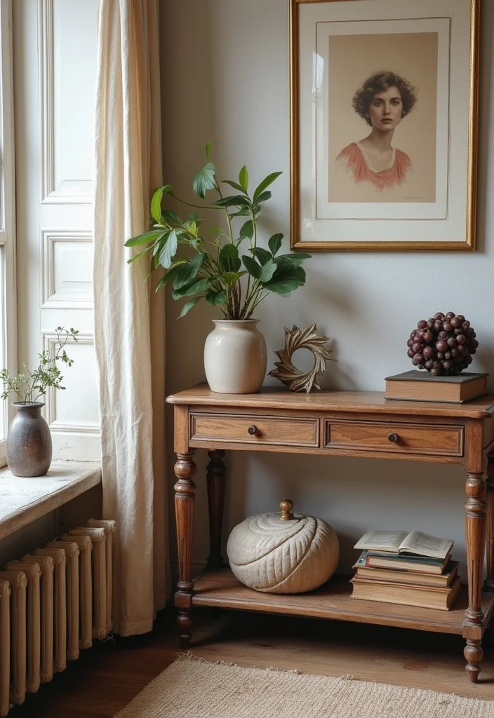 12 Living Room Table Ideas for Practical Stylish Layouts - 2. Vintage Finds