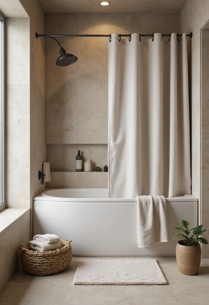 12 Small Bathroom With Corner Shower Ideas for Better Layout 111 12 Small Bathroom With Corner Shower Ideas for Better Layout - 11. Layered Textures