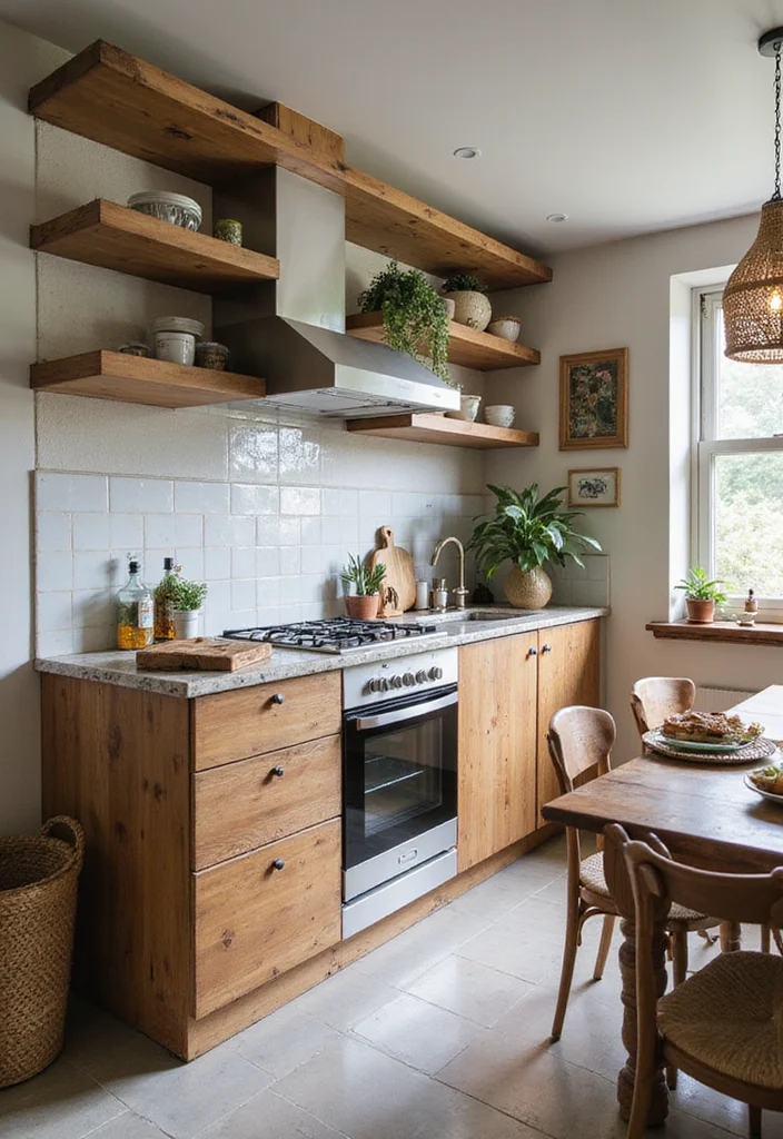 12 Small Open Kitchen Ideas for Airy Efficient Layouts - 8. Eco-Friendly Materials