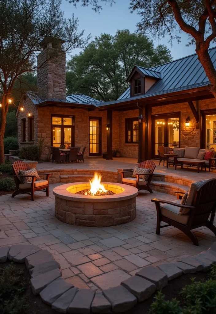 12 Texas Backyard Patio Ideas for Relaxed Outdoor Living 1 12 Texas Backyard Patio Ideas for Relaxed Outdoor Living - 1. Cozy Fire Pit Gatherings