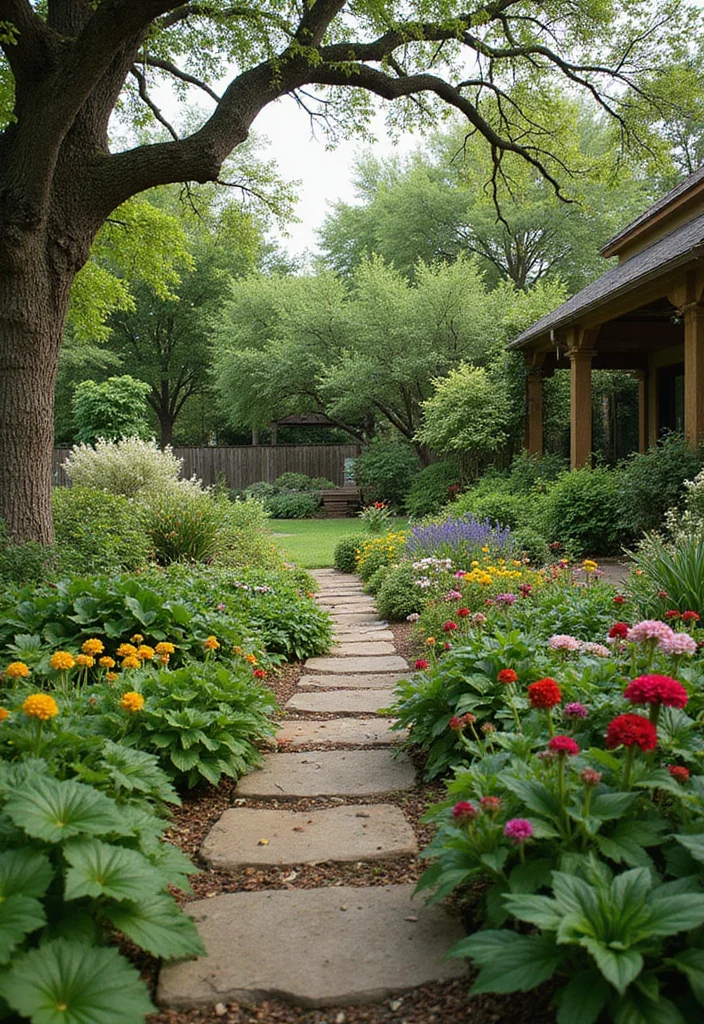 12 Texas Backyard Patio Ideas for Relaxed Outdoor Living 45 12 Texas Backyard Patio Ideas for Relaxed Outdoor Living - 5. Lush Greenery and Native Plants