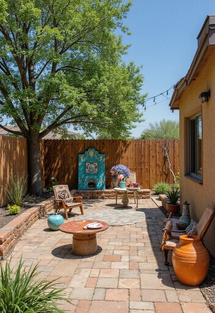 12 Texas Backyard Patio Ideas for Relaxed Outdoor Living 67 12 Texas Backyard Patio Ideas for Relaxed Outdoor Living - 7. Outdoor Artwork and Decor