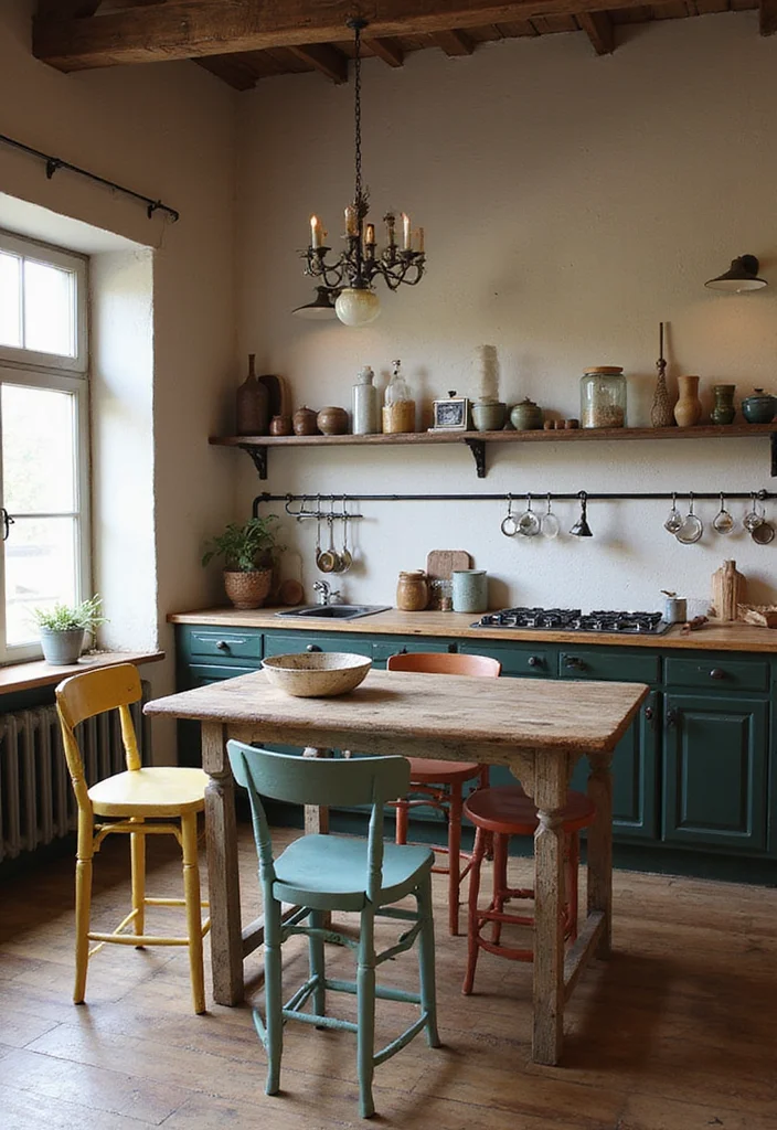 12 Vintage Kitchen Decor Ideas for Charming Retro Style - 4. Vintage Kitchen Furniture