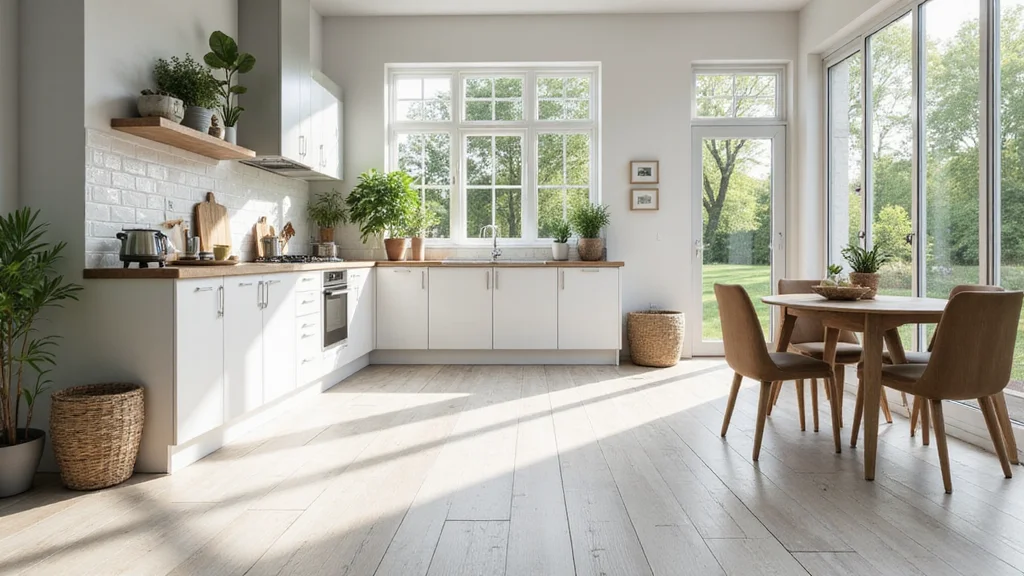 12 White Kitchen Flooring Ideas for Light Spacious Appeal