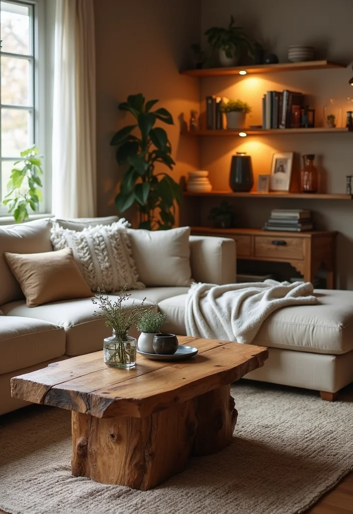 14 Rustic Farmhouse Living Room Ideas for Cozy Country Warmth - 1. Embrace Reclaimed Wood
