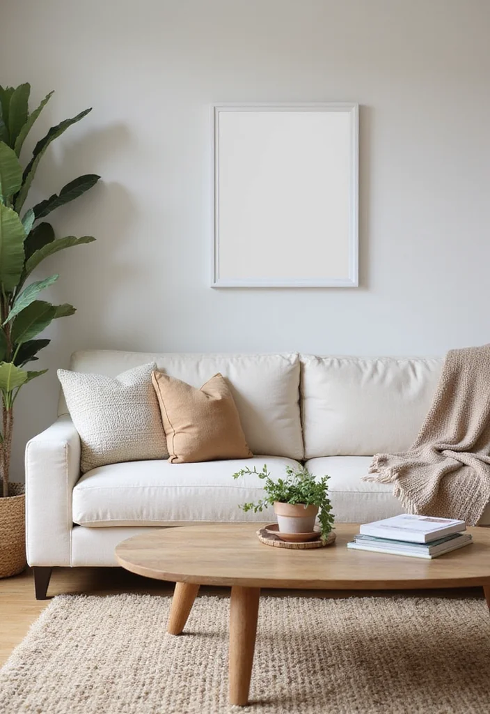 14 Rustic Farmhouse Living Room Ideas for Cozy Country Warmth - 2. Soft Neutral Color Palettes