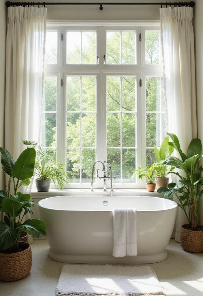 14 Tropical Bathroom Ideas for a Fresh Vacation Feel - 7. Natural Light and Ventilation