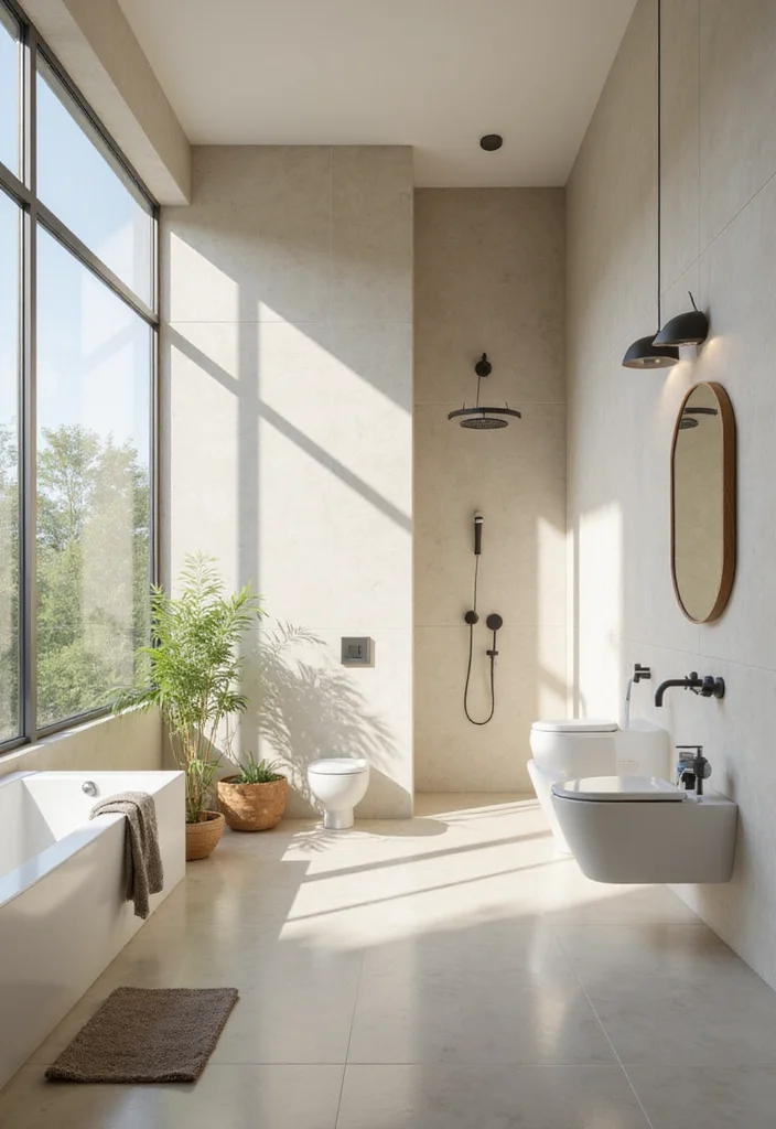 14 Tropical Bathroom Ideas for a Fresh Vacation Feel - 8. Eco-Friendly Fixtures