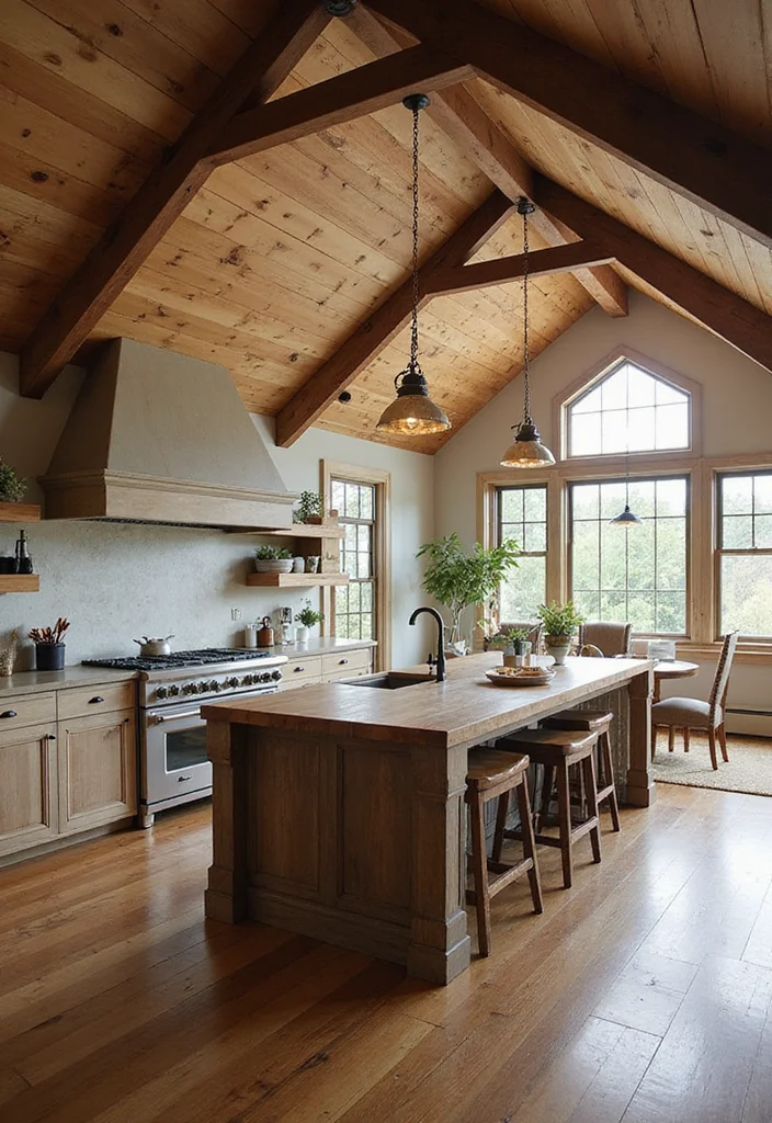 15 Rustic Kitchen Design Ideas for Warm Natural Texture 144 15 Rustic Kitchen Design Ideas for Warm Natural Texture - 14. Thoughtful Layout