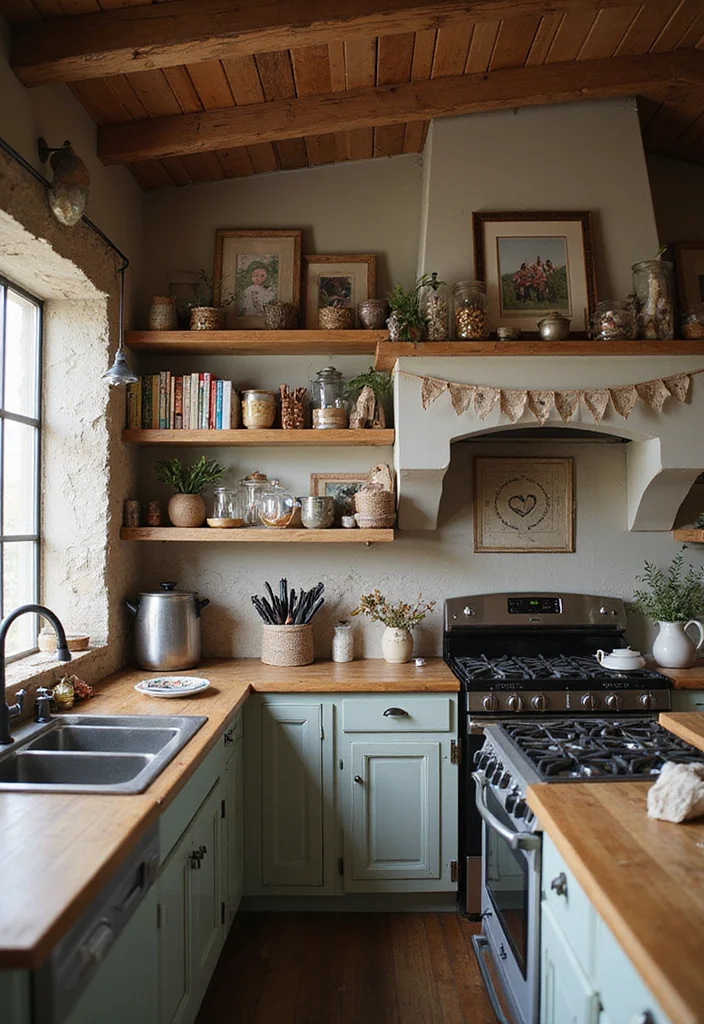15 Rustic Kitchen Design Ideas for Warm Natural Texture 155 15 Rustic Kitchen Design Ideas for Warm Natural Texture - 15. Personal Touches